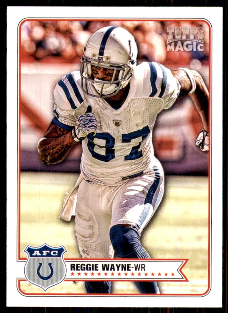 2012 Topps Magic Reggie Wayne Indianapolis Colts #116 NFL Football Card