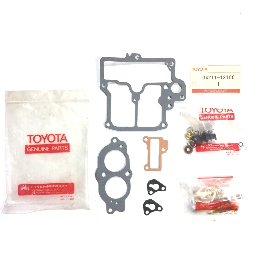 Kit Carburador Toyota Corolla 4K KE70 1979 Original Nuevo de Lote Antiguo Japón 04211-13100 Foto 2 de 3