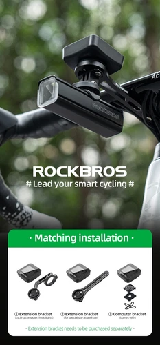 RockBros Fahrradcomputer Drahtlos Tachometer GPS, IPX6 Fahrrad Kilometerzähler - Bild 13 von 18