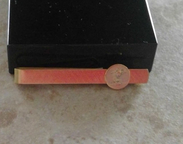7 COLIBRI mickey mouse GOLD PLATED TIE BAR  or slim money clip  - Image 4 of 4