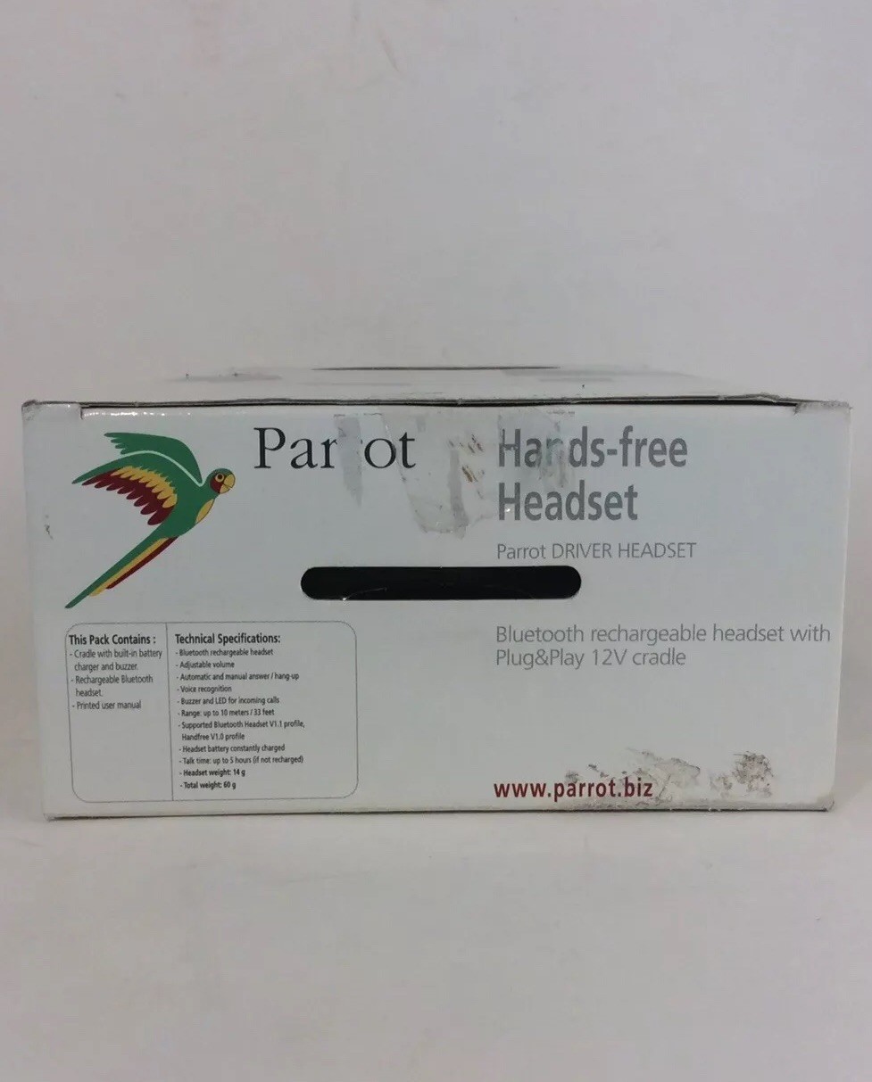 Parrot DRIVER HEADSET Black Ear-Hook Headsets | eBay