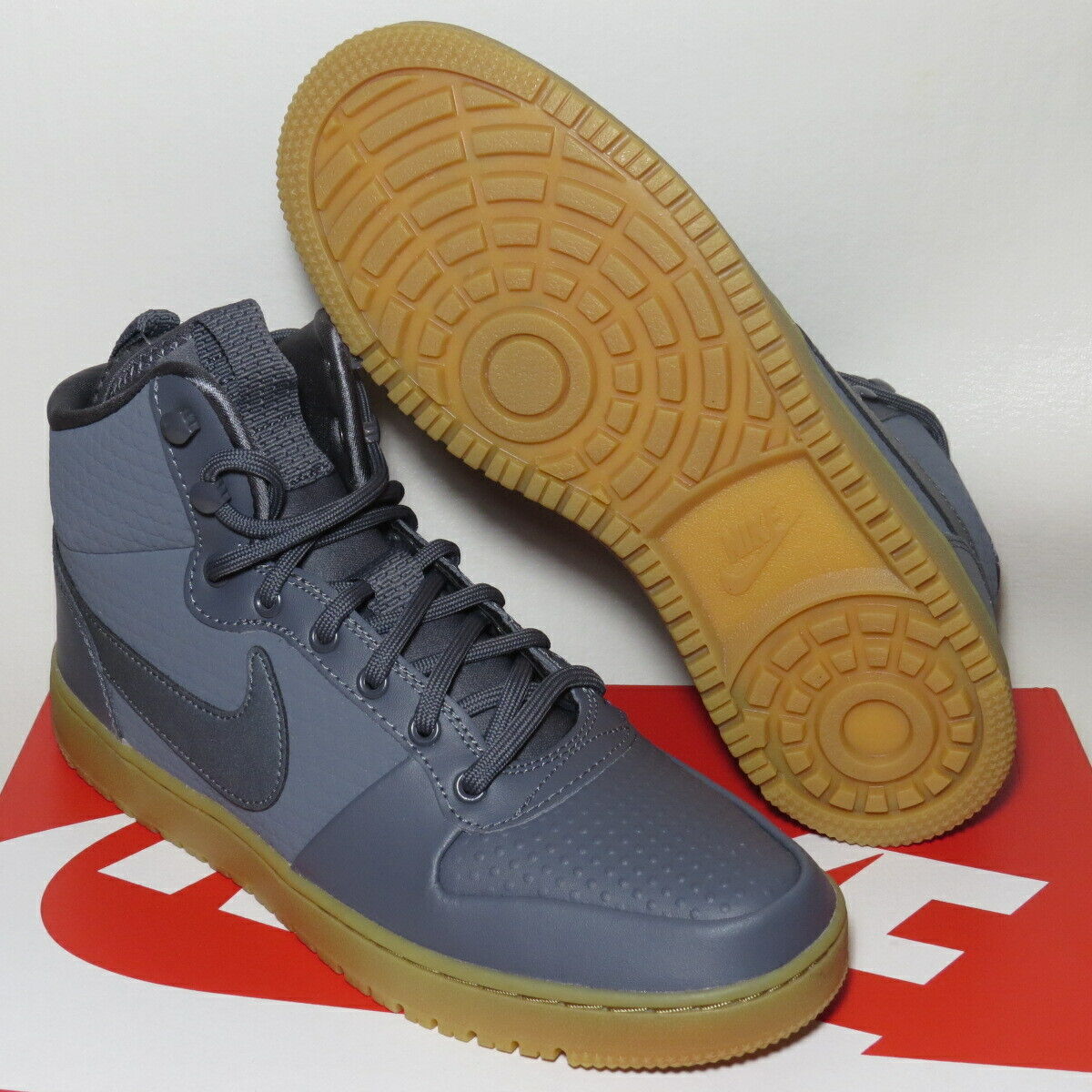 Size 8 5 Nike Court Borough Mid Winter Grey Gum For Sale Online Ebay