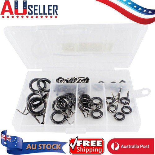 Multi Functional Fishing Rod Guide Tip Tops 35pcs Suitable for Various