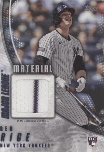 2025 Topps Now Ben Rice Card # 808 RC NY Rookie Red Autograph 2/5 