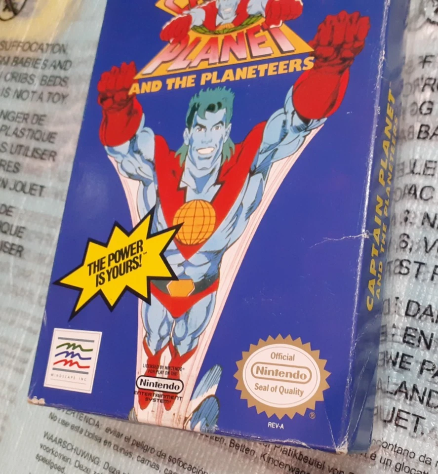 Captain Planet And The Planeteers Nintendo Nes Ntsc/Usa Completo Originale 100% - Immagine 3 di 4