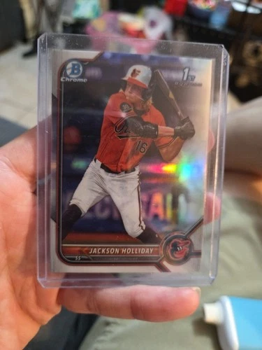 2022 Bowman Draft Jackson Holliday 1st Chrome Refractor #BDC-168 Oriolies