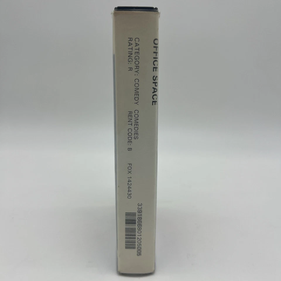 Blockbuster Video Office Space VHS Clamshell Rental Case Movie Rare HTF Vintage Foto 2 de 4
