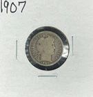 1907 BARBER SILVER DIME ~  ~NICE COIN~ 90% SILVER