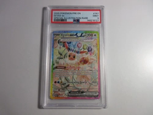 PSA 9 Eevee EX Special Illustration Rare Prismatic Evolutions Pokemon Card