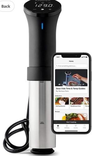 Anova Culinary Sous Vide Precision Cooker 2.0 (WiFi), 1000 Watts