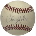 Chris Sabo Signed Autographed National League ONL Baseball Reds LSCM COA