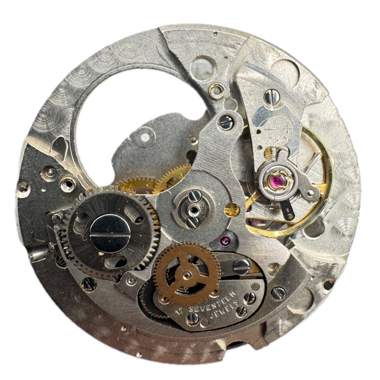 Vintage 29.5mm Tudor 17 Jewel Mechanical Men's Wristwatch Movement ETA 2892