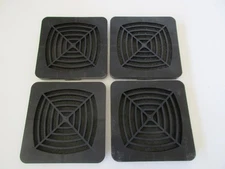 4 pk 60/80/92 or 120mm Muffin Computer Plastic Foam Fan Filter Dust Guard GRILL