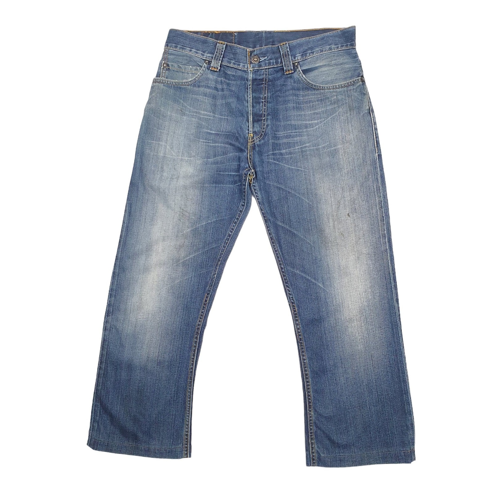 LEVIS 512 Jeans Slim Tapered Fit Blue Denim Trousers Mens W34 L26 image 2