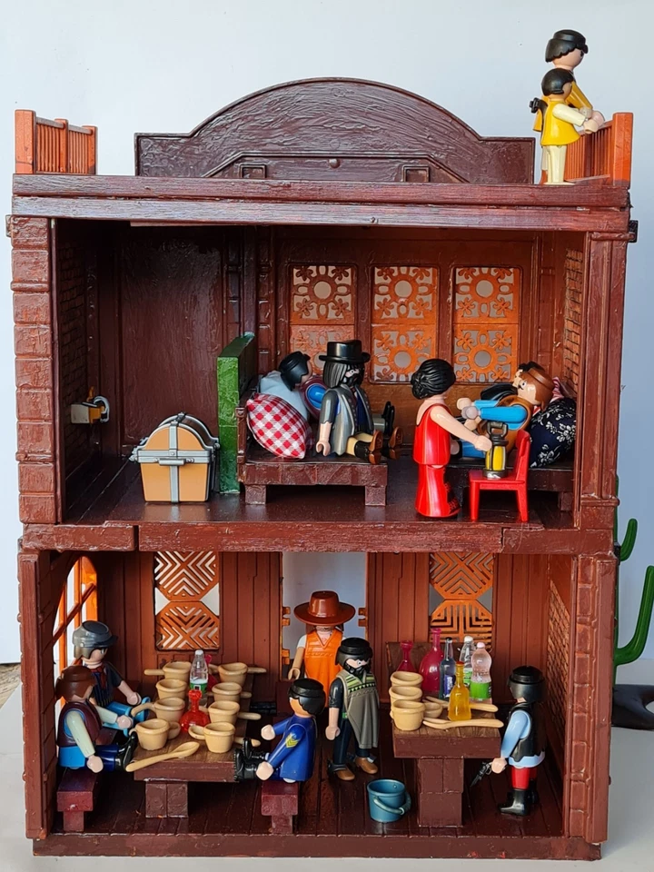 PLAYMOBIL CUSTOM MEXICAN HOTEL LIGHT UNIQUE - Image 2 of 4