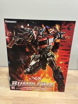 Threezero Transformers Bumblebee Optimus Prime Cybertron Mode DLX Figure USA