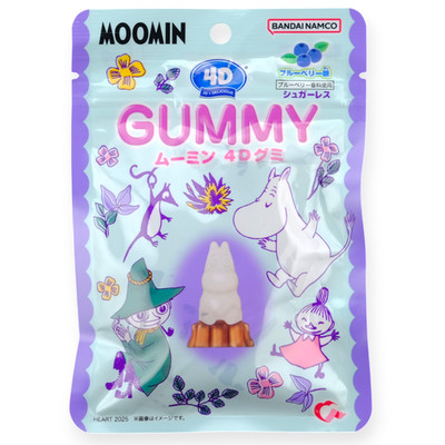Bandai Moomin Gummy   Blueberry   Japanese Candy