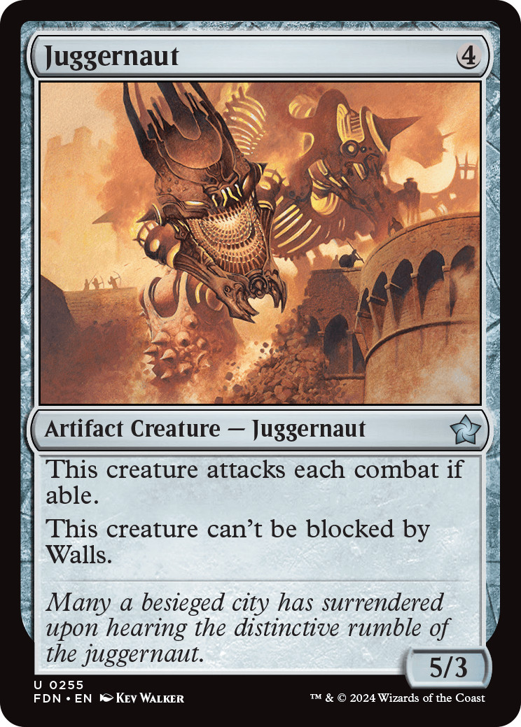 MTG Juggernaut FDN English