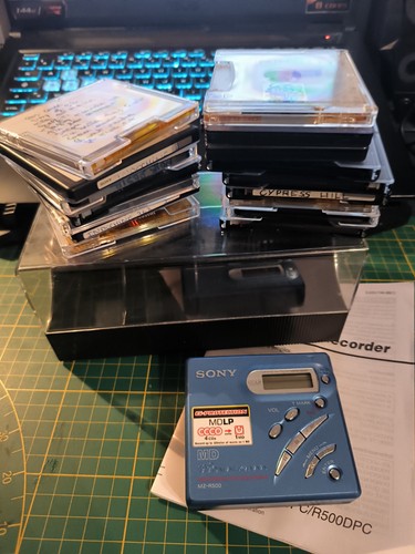 ENREGISTREUR MINIDISC SONY WALKMAN MZ-R50 Orange Occasion EX limité du