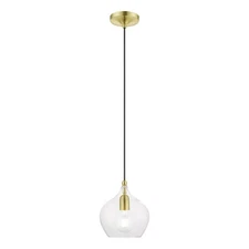 Livex Lighting - Aldrich - 1 Light Pendant In Transitional Style-15 Inches Tall