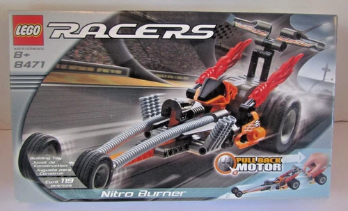 2002 LEGO Racers Building Set 8471 Nitro Burner - BRAND NEW / FACTORY SEALED.