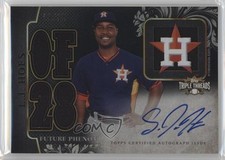 2014 Topps Triple Threads Future Phenoms Black /35 LJ Hoes #113 Auto 0af