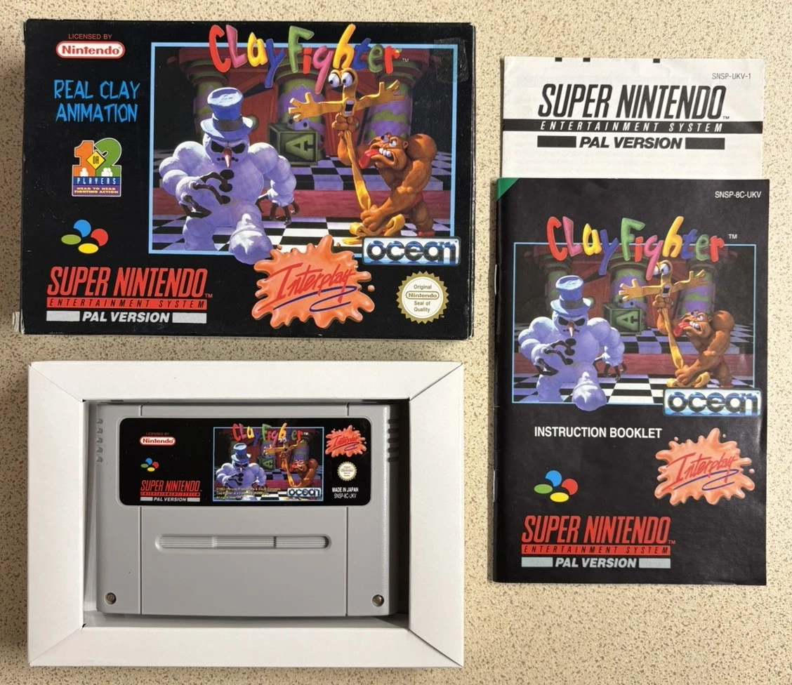 Clay Fighter Nintendo SNES Video Games for sale | eBay