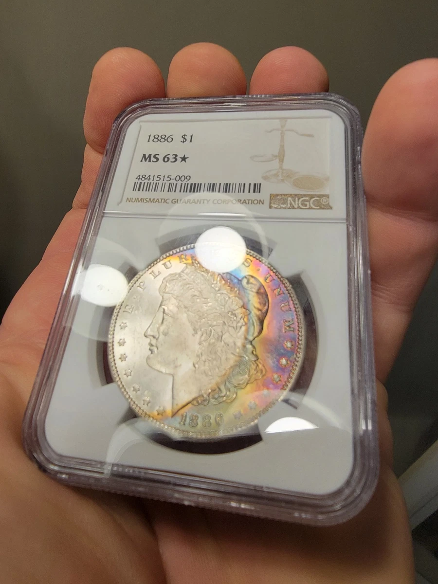 MS 63 Graded 1886 Year Morgan US Dollars (1878-1921) for sale | eBay