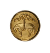 Brooks Brothers Golden Fleece Sheep Metal Pocket Sleeve Replacement Button .60"
