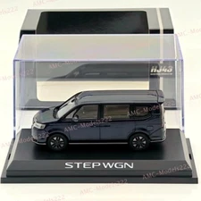 1/43 Hobby Japan STEP WGN e:HEV SPADA Midnight Blue Beam (M) Diecast HJ432004BL