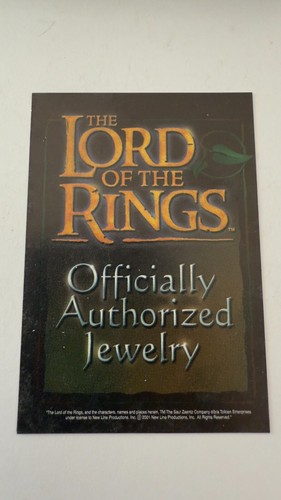 The Noble Collection Lord of the Rings Fellowship The Elven Brooch Leaf - Picture 6 of 18