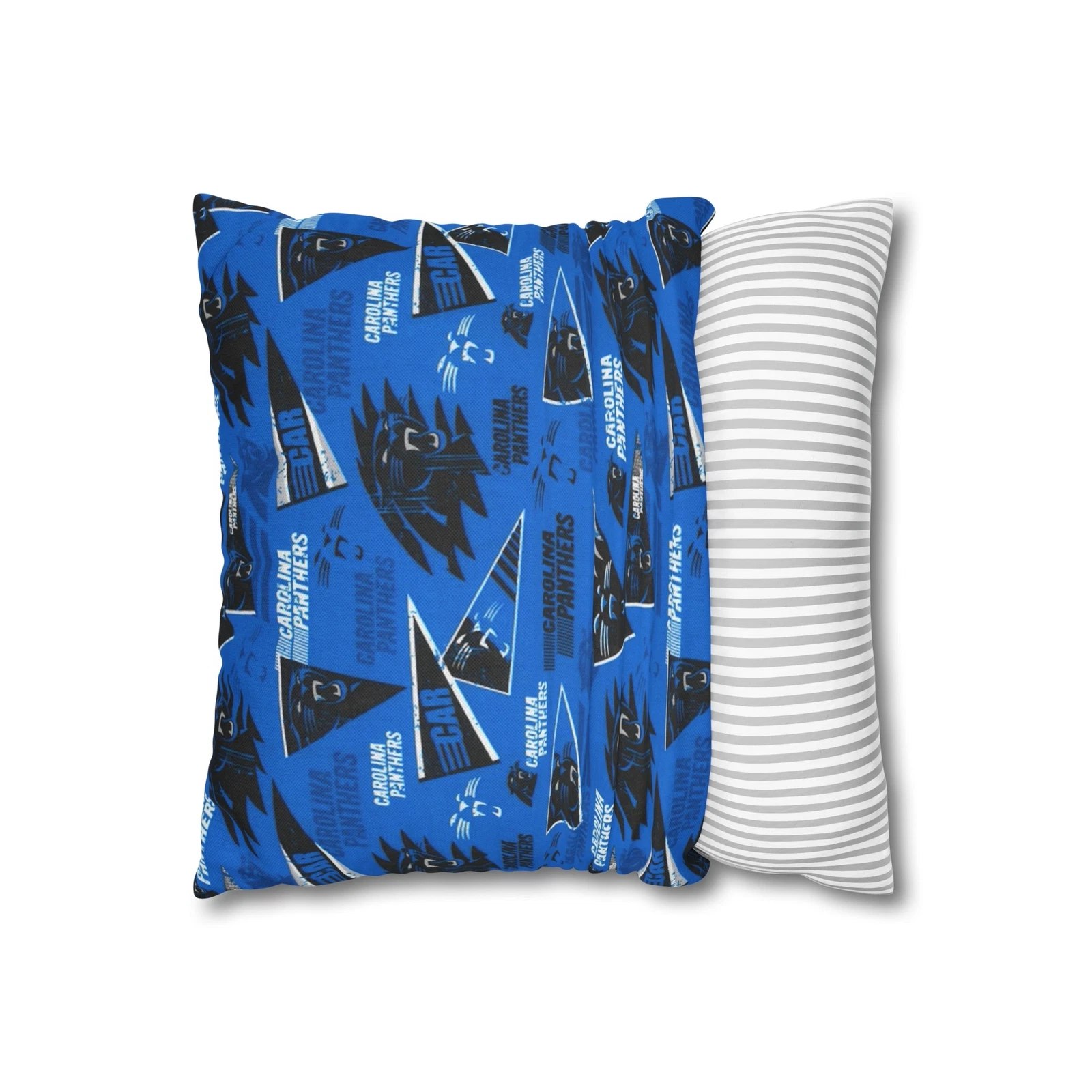Carolina Panthers Square Throw Pillow Cover