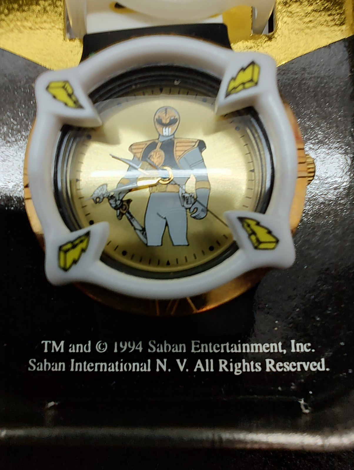 Mighty Morphin Power Rangers White (Tommy) Watch w/Tin 1994 SABAN NIB ...