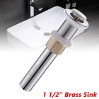 1 1/2" Bathroom Sink Pop Up Drain Vessel Faucet Brass Drain Replacement