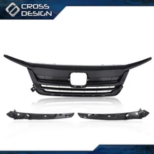 Fit For 2019 2020 2021 Honda Pilot Front Bumper Upper Grille Trim Assembly Grill