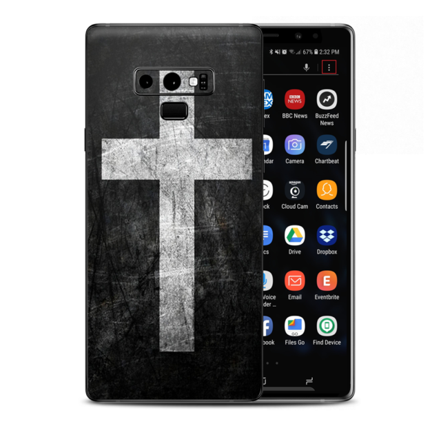 Skins Decal Wrap for Samsung Note 9 - The Cross