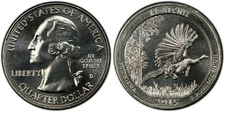 2015-D Kisatchie Louisiana National Parks NP 25C Unc Quarter Denver mint NPD27