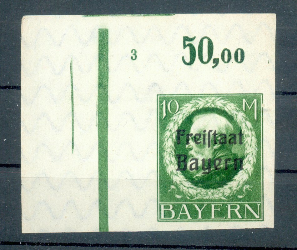 Bayern 169B Plate Numbers** MNH Mint Never Hinged (Z2539