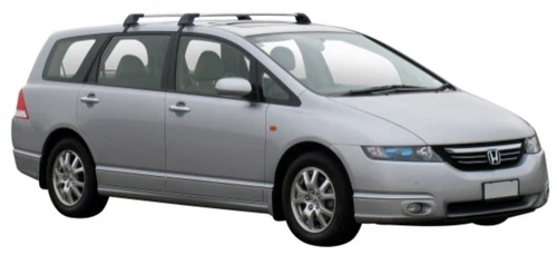 2xSilver Roof rack for Honda Odyssey  2004 -March 2009 / Aerodynamic Cross bars - Picture 3 of 3