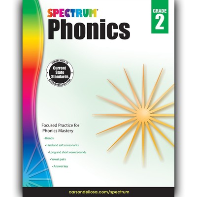 Carson Dellosa Spectrum ''Phonics'' Grade 2 Workbook Reading (CD-704605)