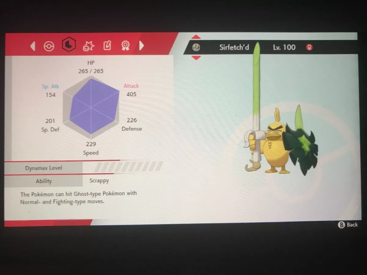 Shiny Sirfetch'd 