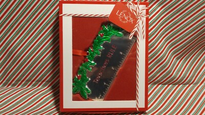 LENOX ''TEACHERS RULE'' ORNAMENT --- NEW IN BOX