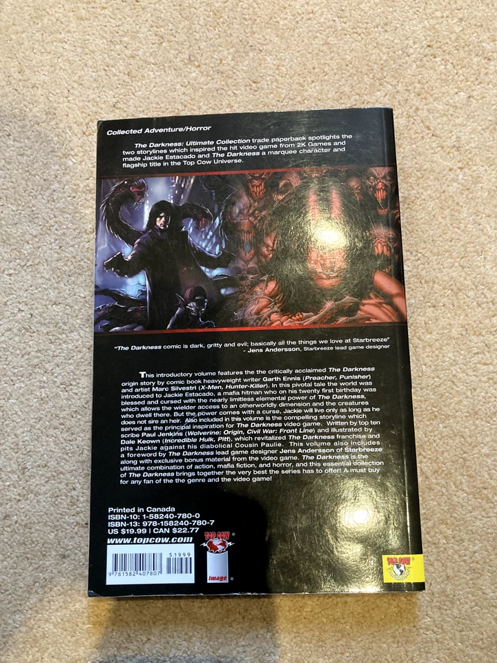 The Darkness Ultimate Collection (2007); 1st printing; Garth Ennis, Paul Jenkins - Image 3 of 4
