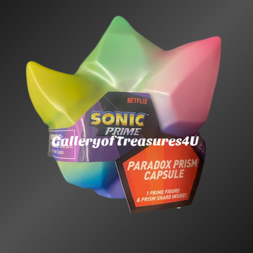 Sonic The Hedgehog Prime Paradox Prizm Capsule Mystery Pack [1 RANDOM  Figure & Prism Shard]