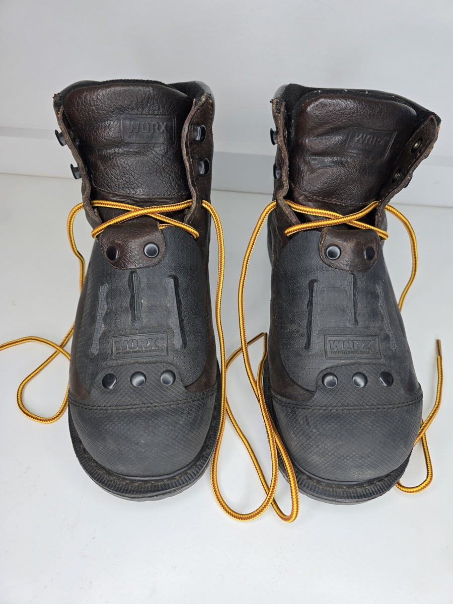 Worx By Red Wing Steel Toe Work Boots Met Guard Size 10M  display picture 1