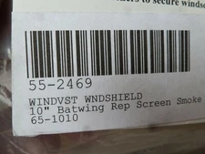 2014-2019 Tucker 10" Flip Design Windshield for Harley Batwing 55-2469 OEM NEW