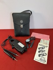 General Electric Snapper Voltmeter 942D w/ Case, Manual, Clips & Probes VTG 1978