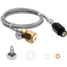 Soda Machine Co2 Adapter for Fizzi One Touch Jet Ninja Thirsti Soda Water Mac...