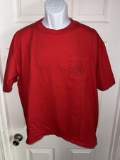 Vintage Marlboro Country Store Pocket Tshirt ADULT ONE SIZE Red Made In USA Y