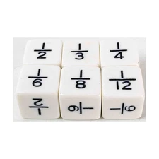 Fraction Dice (6) by Koplow New